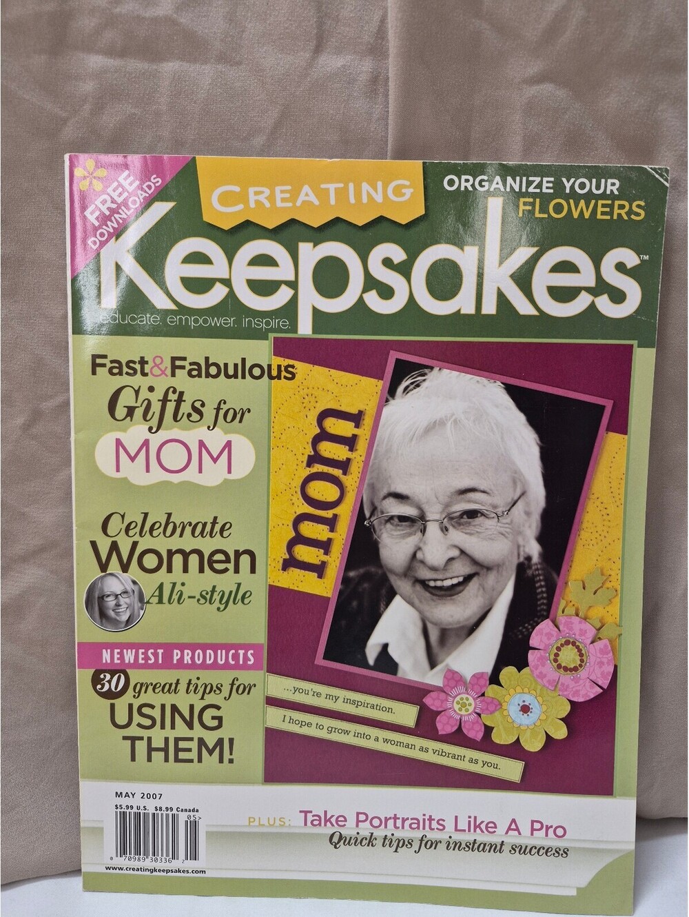 Creating Keepsakes Magazine May 2007 Issue - Scrapbooking and Craft Ideas J163